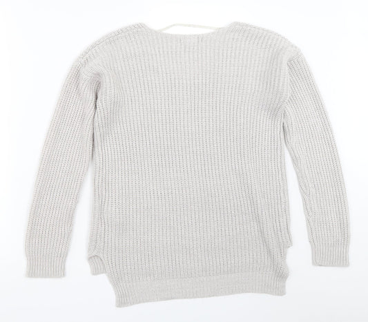 Primark Womens Grey Pullover Jumper Size XS
