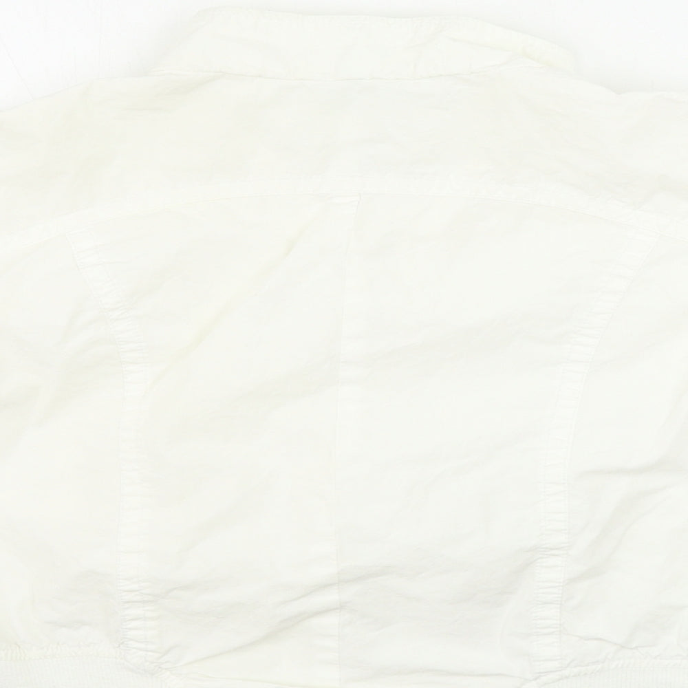 Womens UK Size 12 Preworn White Jacket