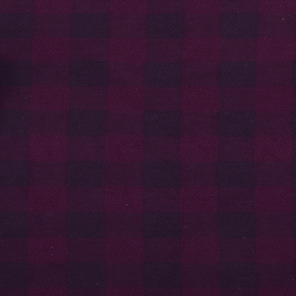 Marks and Spencer Womens Purple Check Jumper Dress Size 12
