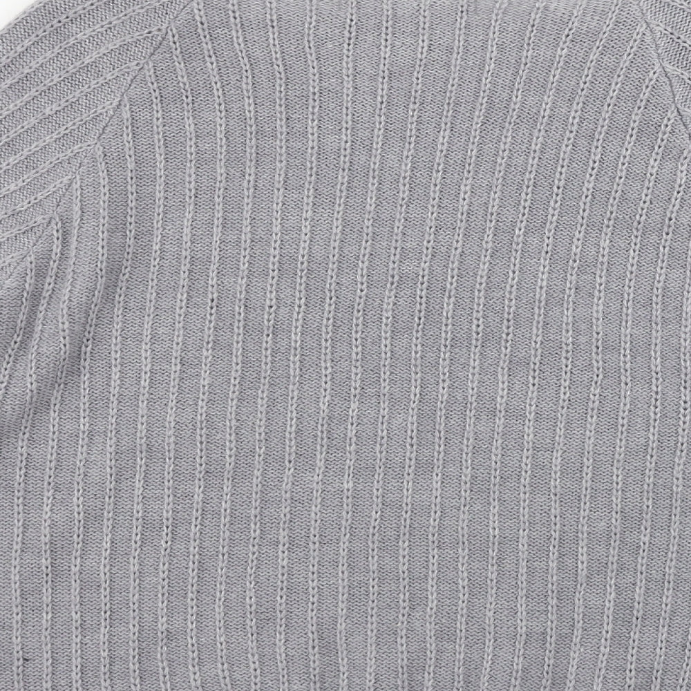 Womens UK Size L Tru Collection Grey Pullover Jumper