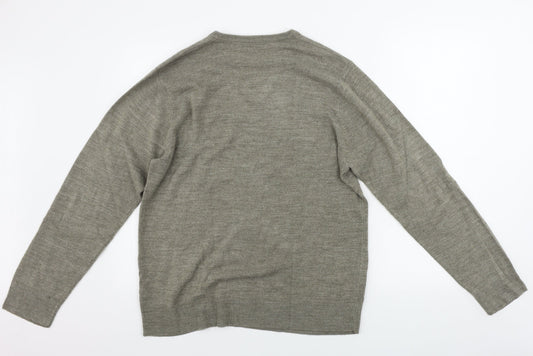 Marks and Spencer Mens Brown Pullover Jumper Size L