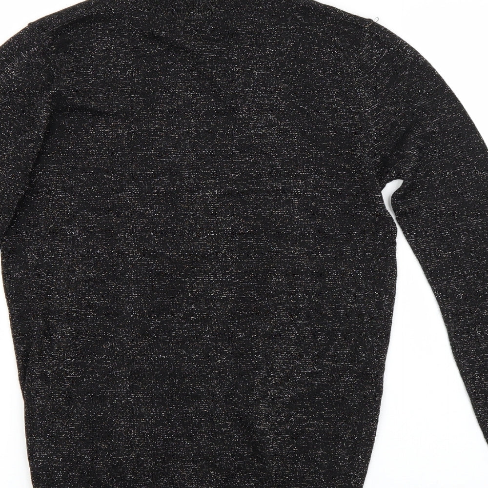 Womens UK Size 10 Atmosphere Black Pullover Jumper