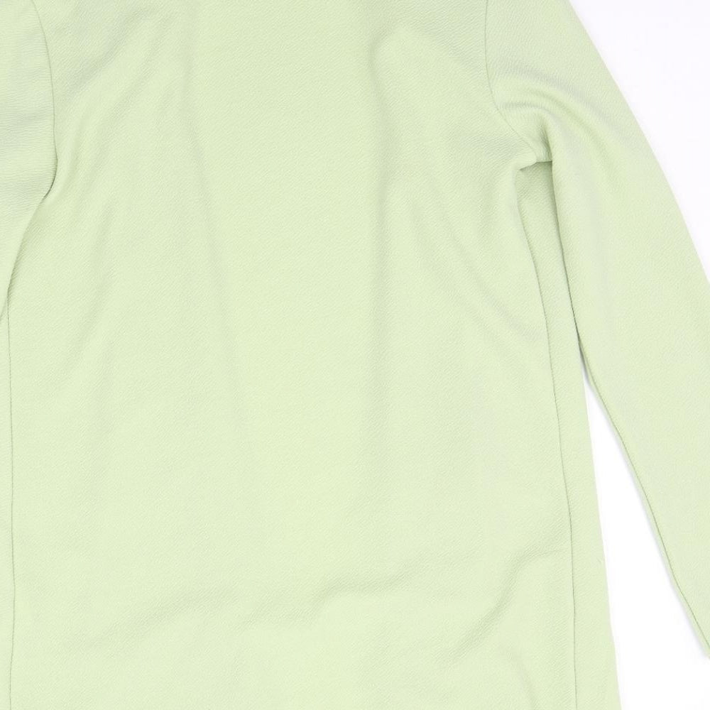 Womens UK Size 10 PRETTYLITTLETHING Green Cardigan Jumper
