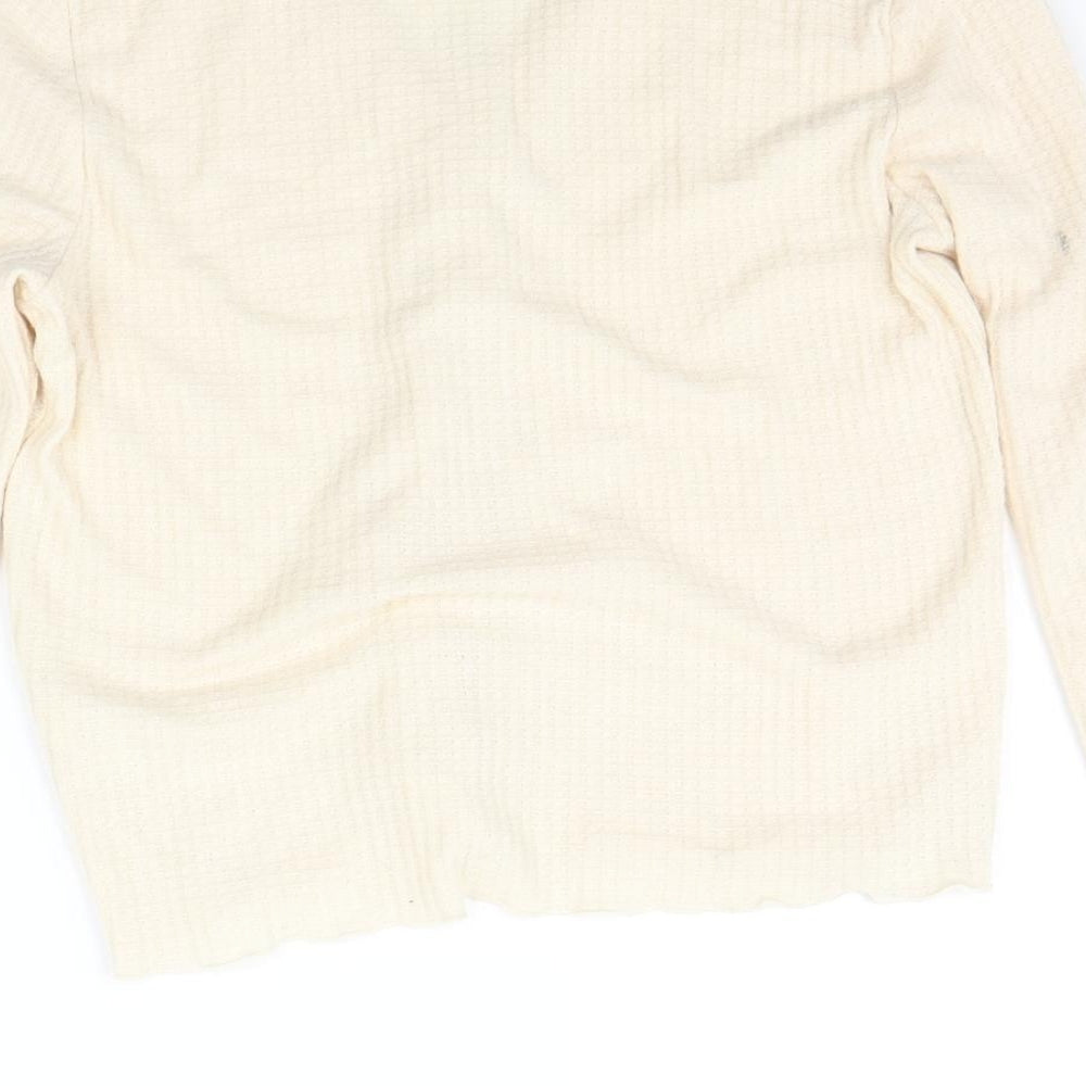 George Womens Beige Cardigan Jumper Size M