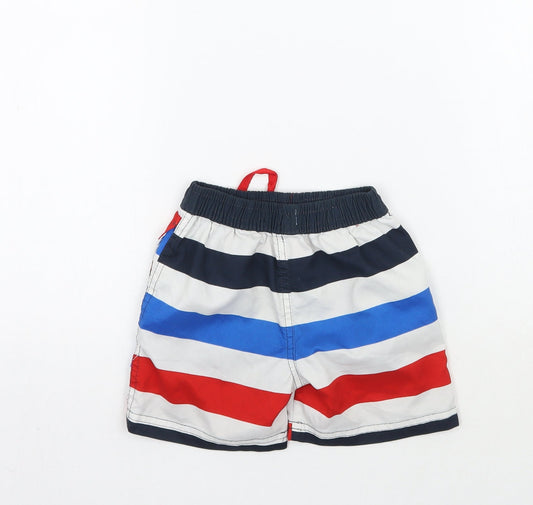 Primark Boys White Striped Cropped Trousers Size 12-18 Months