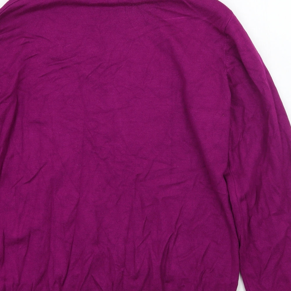 Womens UK Size XL Paramour Purple Pullover Jumper