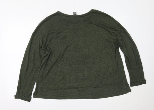 Primark Womens Green Basic Blouse Size M