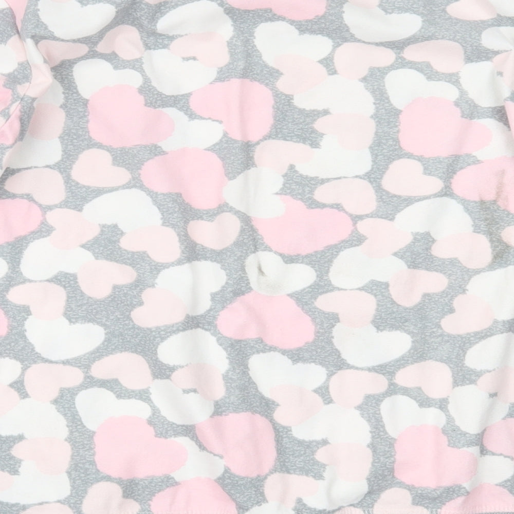 Avenue Womens Grey Animal Print Basic Blouse Size 8