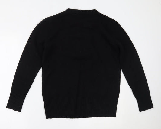 Primark Womens Black Pullover Jumper Size S