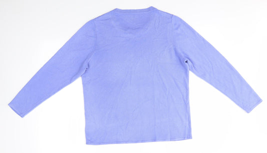 Womens UK Size 16 Bonmarché Blue Pullover Jumper