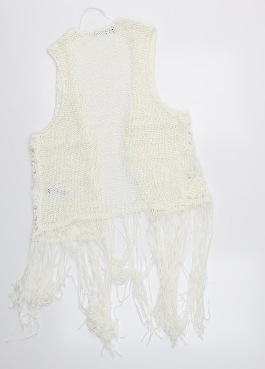 Primark Womens Ivory Cardigan Jumper Size M