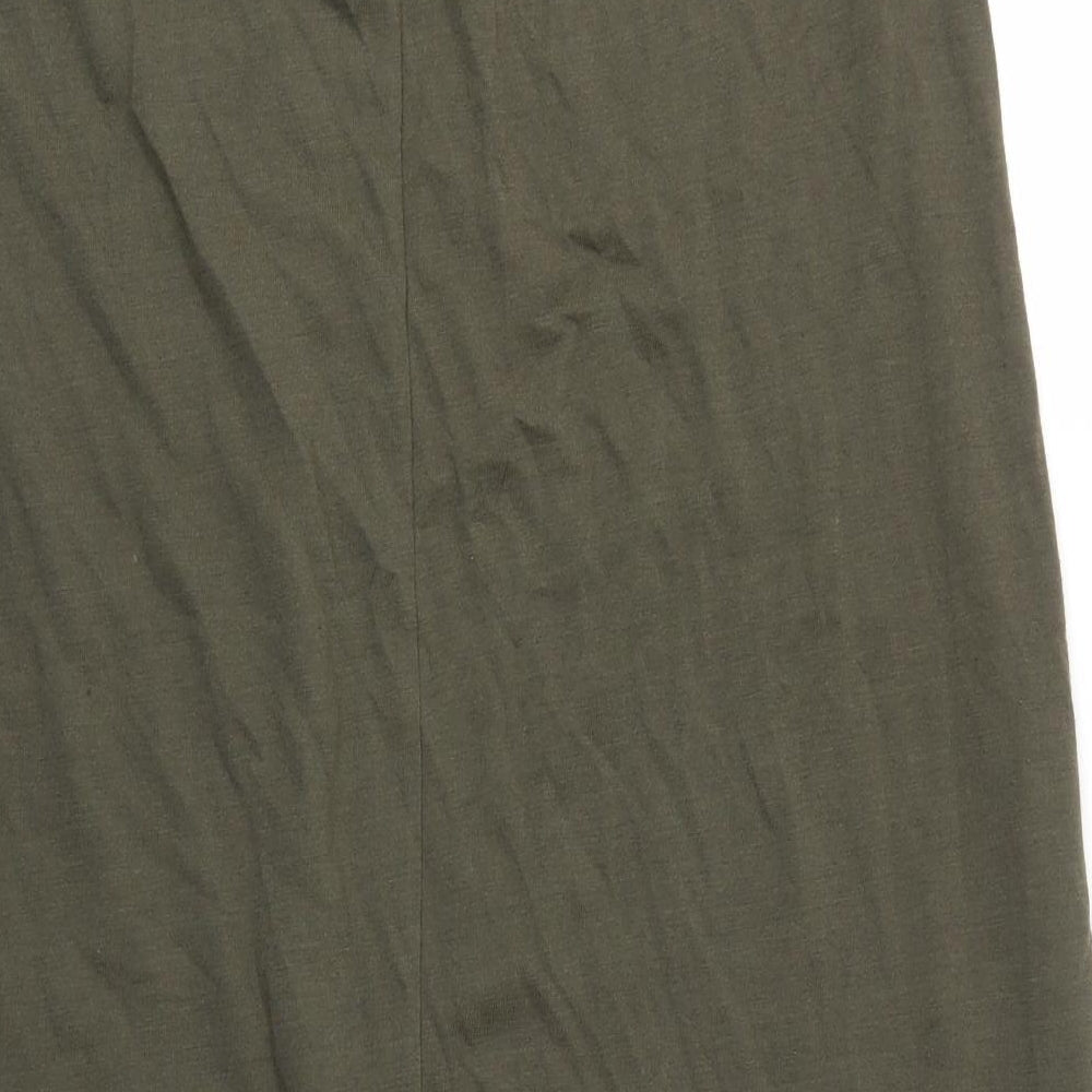 Anthology Womens Green A-Line Skirt Size 12