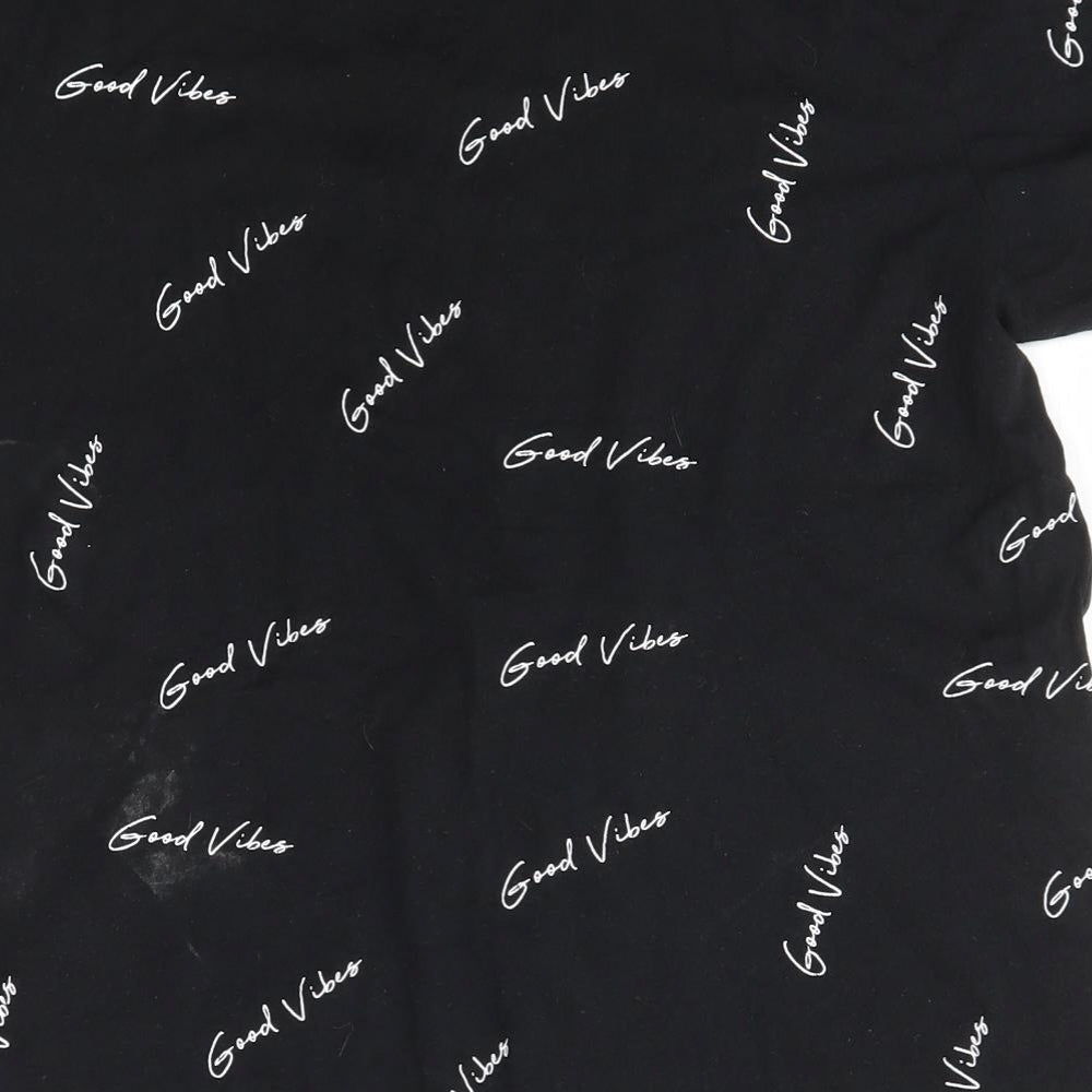 Primark Womens Black Basic T-Shirt Size S