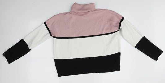 Womens UK Size M New Look Multicoloured Pullover Jumper