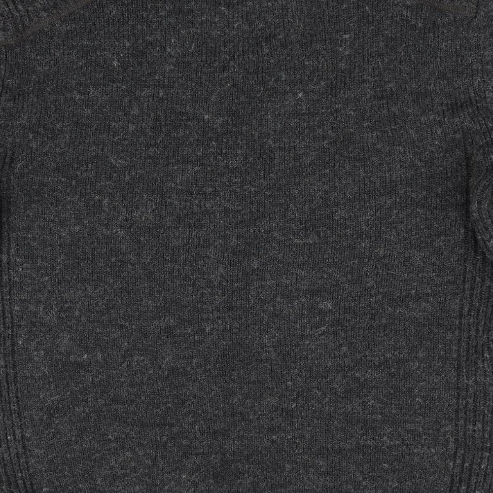 Trait Mens Grey Pullover Jumper Size S