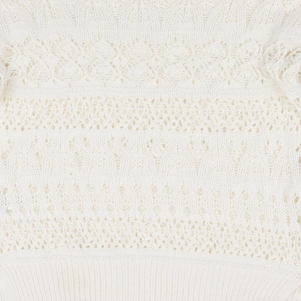 Womens UK Size S NEXT Ivory Pullover Jumper