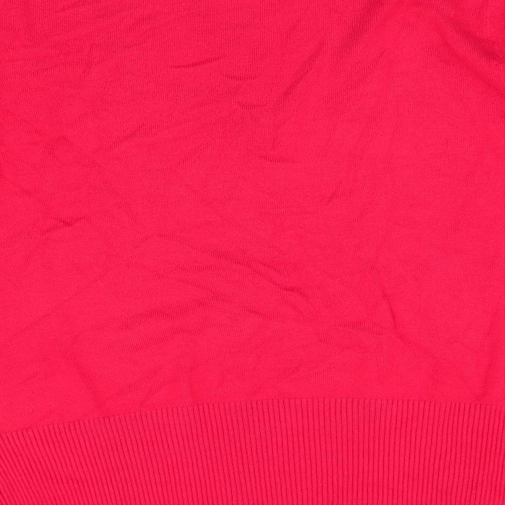 Womens UK Size 12 Marks and Spencer Red Pullover Jumper