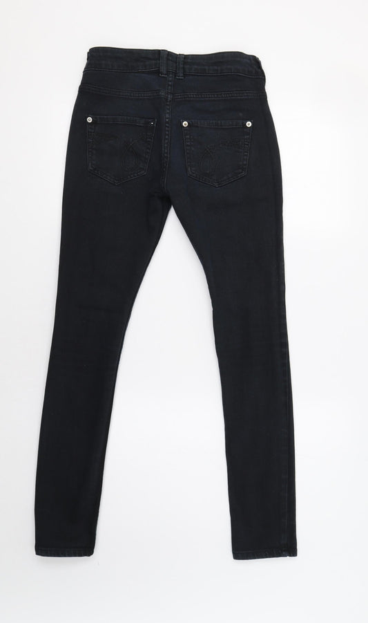 South Womens Blue Skinny Jeans Size 8 L30 in