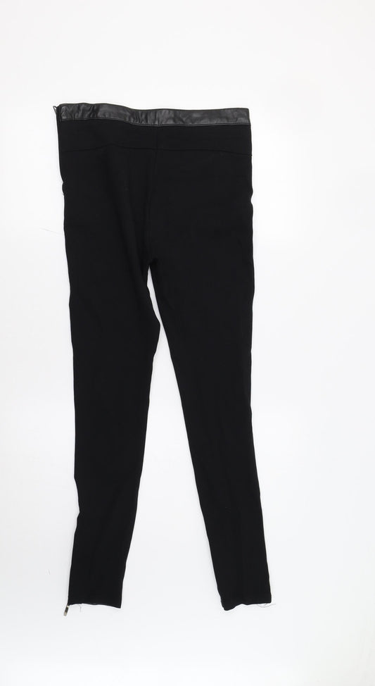 New Look Womens Black Trousers Size 10 L29 in
