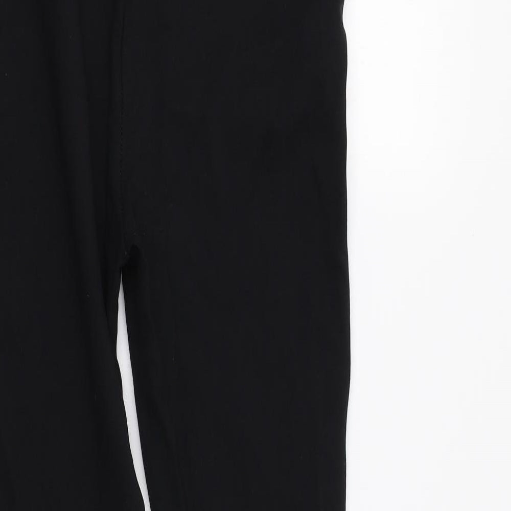 Brand and care label for New Look women’s black trousers, size UK 10, 29-inch leg