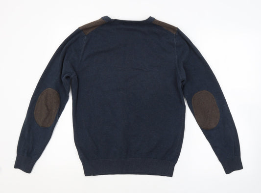 NEXT Mens Blue Pullover Jumper Size S