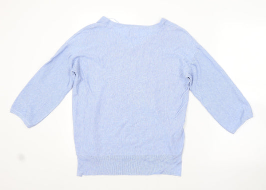 Womens UK Size M Saint Tropez Clothing Blue Pullover Jumper