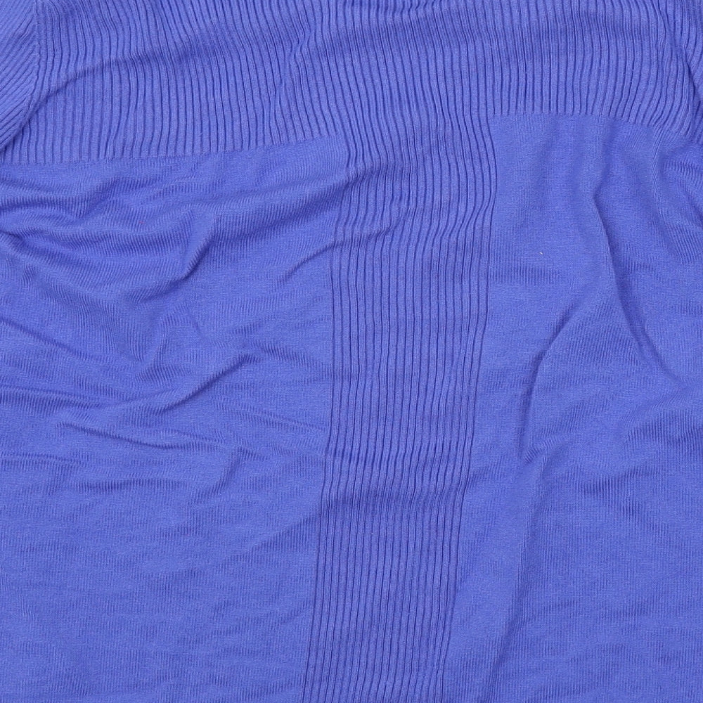 Womens UK Size M Bonmarché Blue Cardigan Jumper