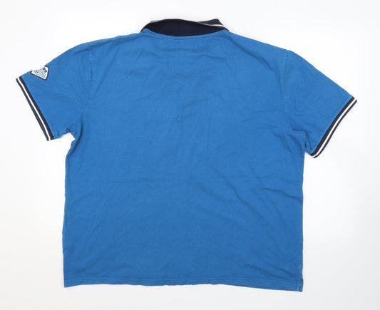 Atlas Mens Blue Polo Size XL