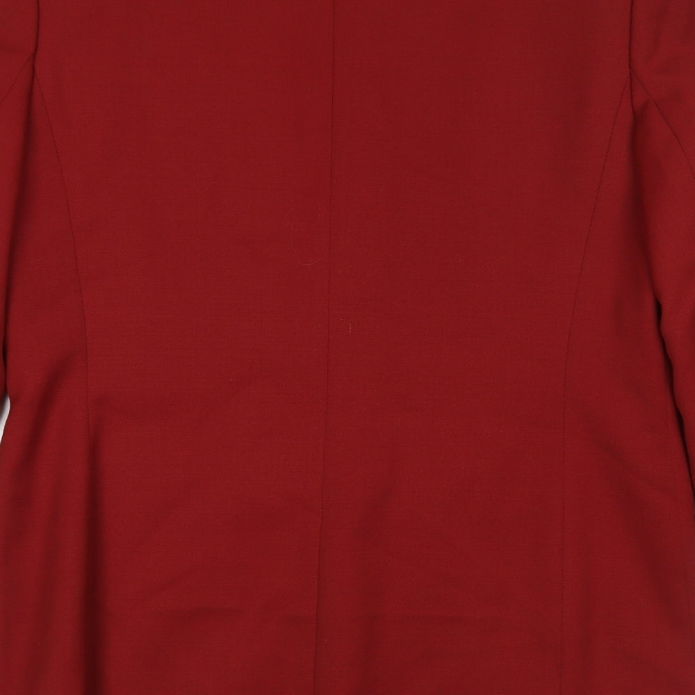 Womens UK Size 12 Planet Regular Red Sport Coat