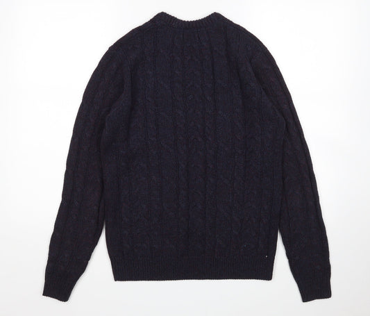 Cedar Wood State Mens Multicoloured Pullover Jumper Size XS