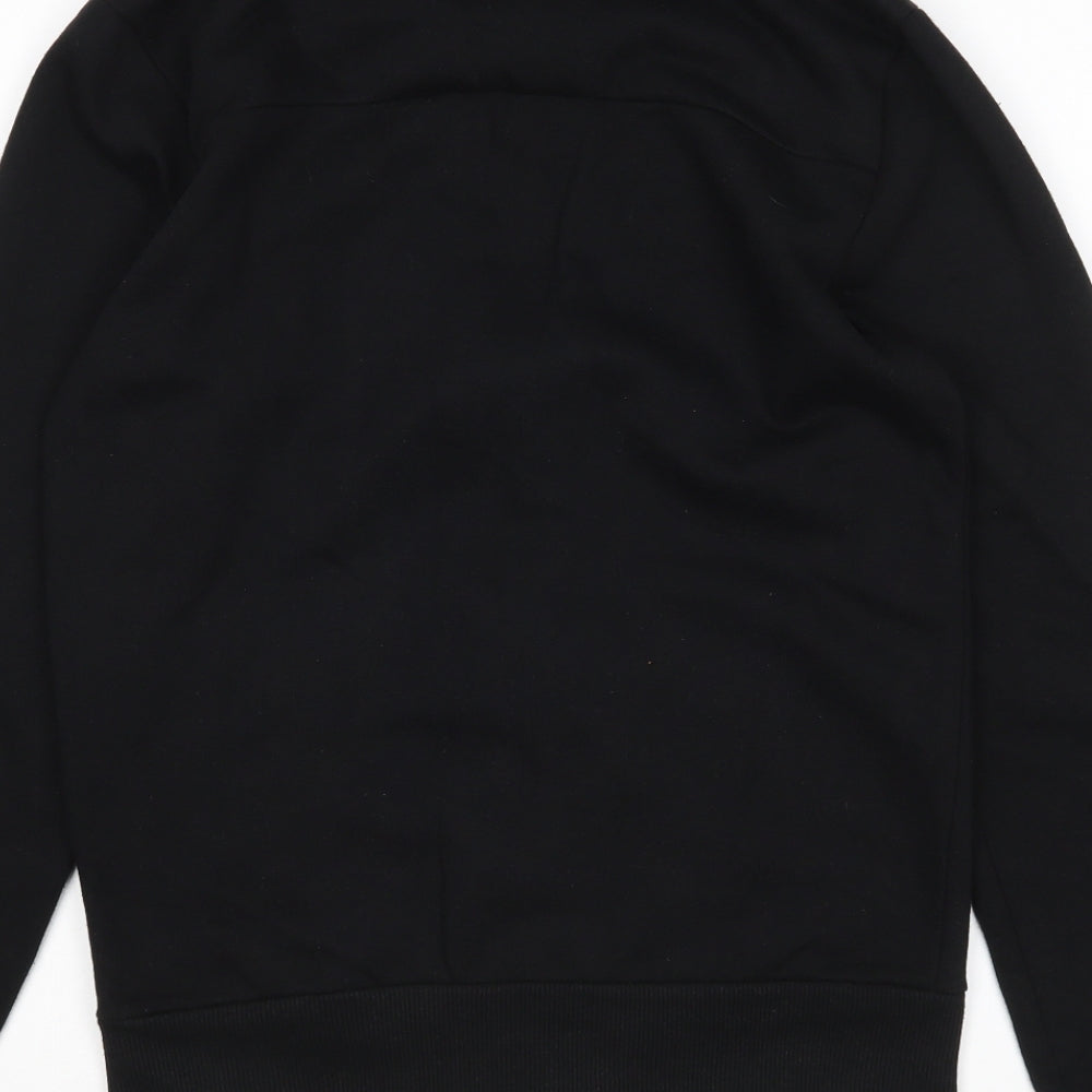 Mens UK Size XS Cedar Wood State Black Full Zip Sweatshirt