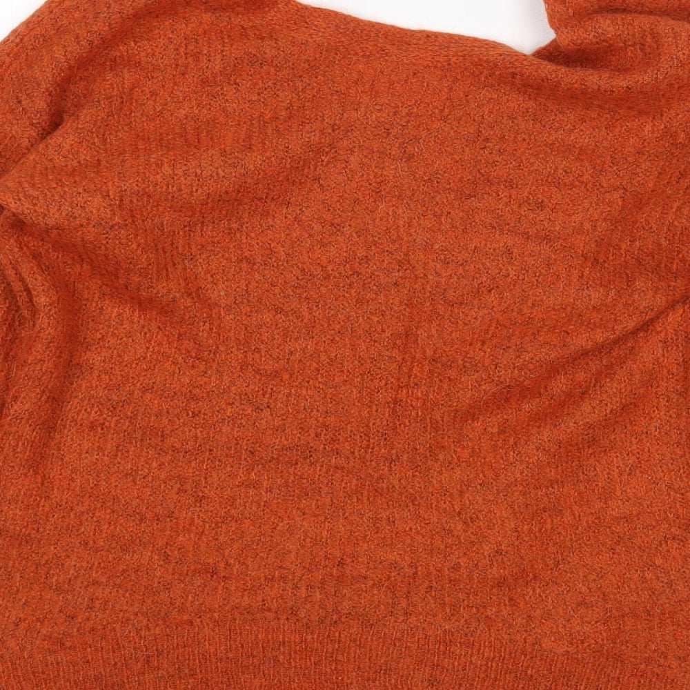 TU Womens Orange Pullover Jumper Size 10
