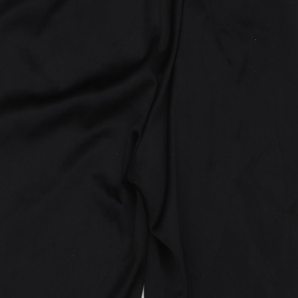 Womens UK Size 14 BM Regular Fit Black Trousers