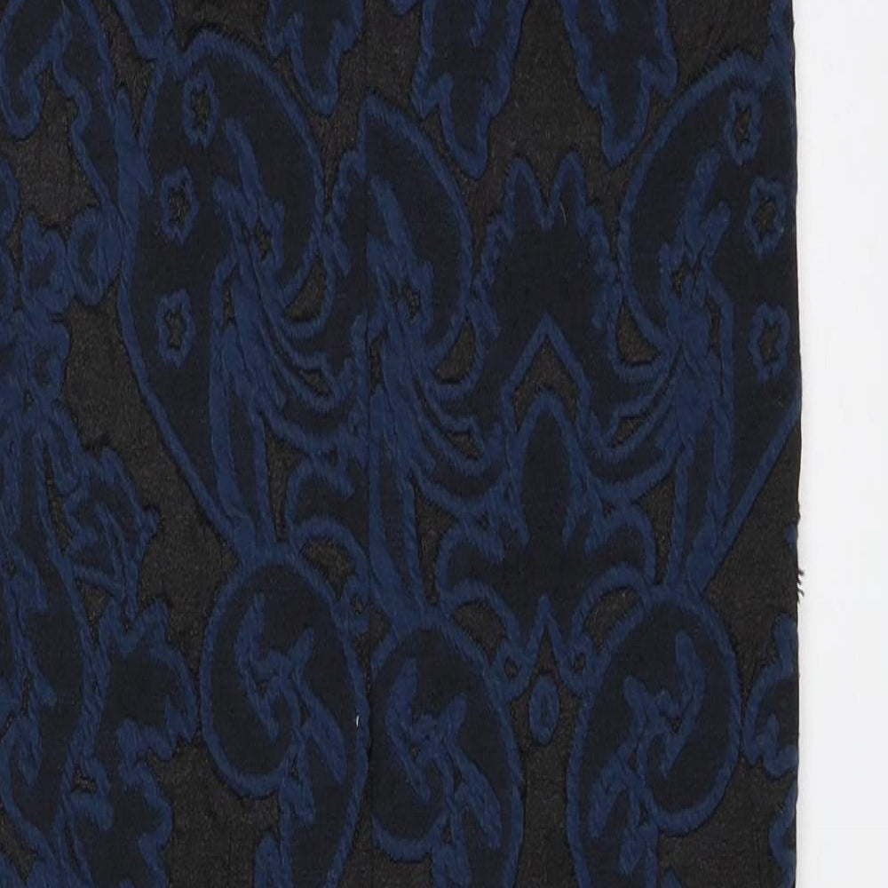Brand and care label for River Island women’s multicoloured paisley straight & pencil skirt, size UK 6