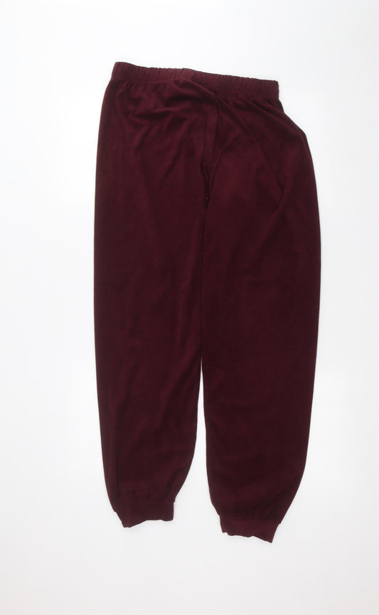Primark Womens Red Trousers Size M L26 in
