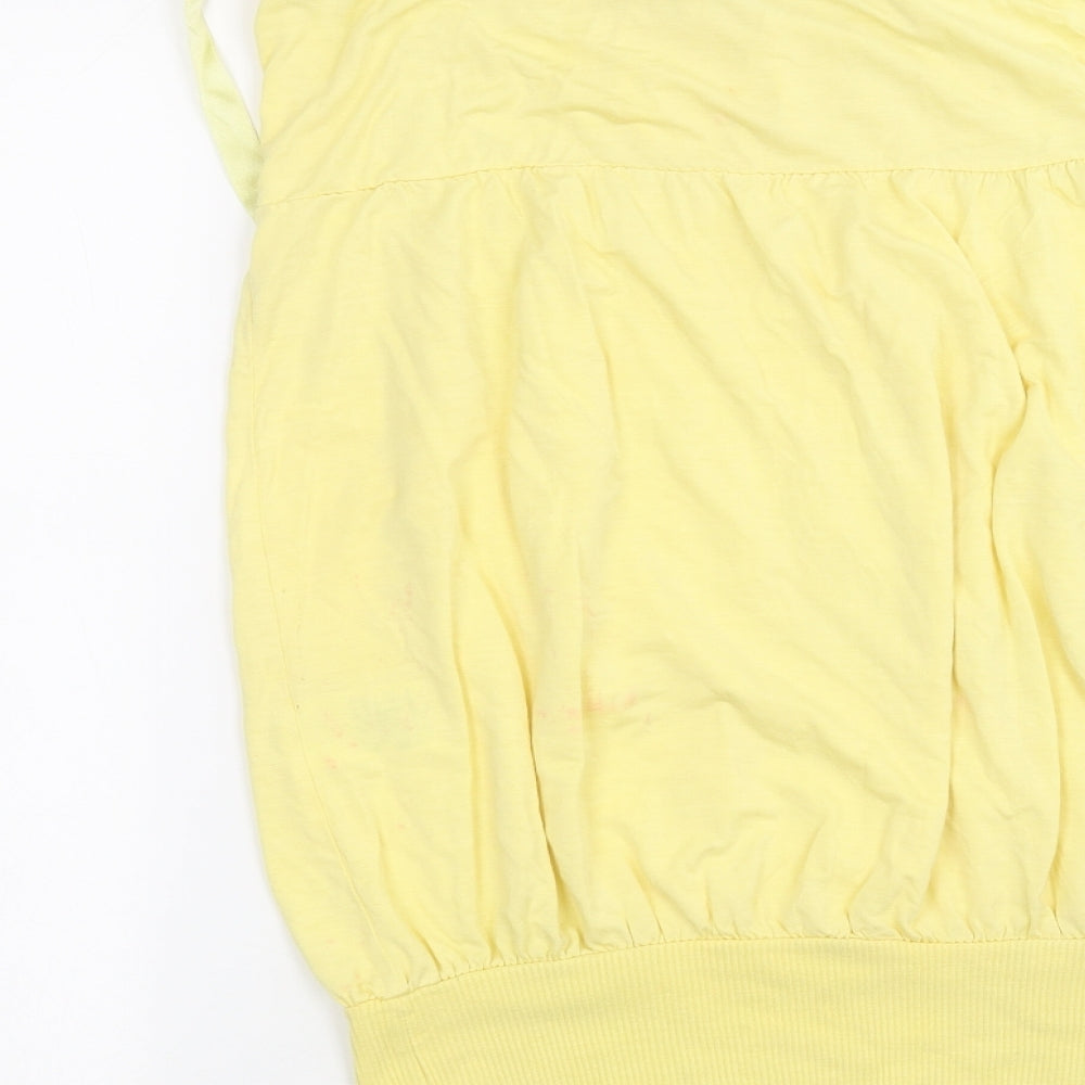 Quiz Womens Yellow A-Line Size 14