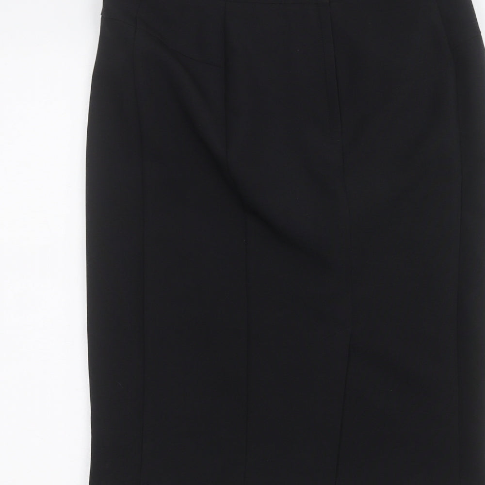 Peacocks Womens Black A-Line Skirt Size 8