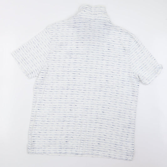 George Mens Blue Polo Size L