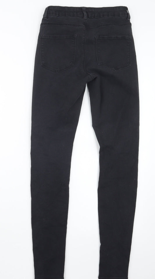 Denim Co. Womens Black Denim Skinny Jeans Size 10 L30 in