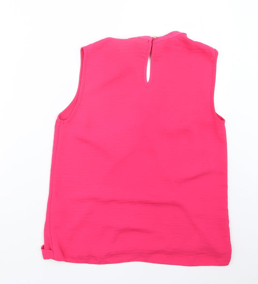 F&F Womens Pink Basic Blouse Size 8