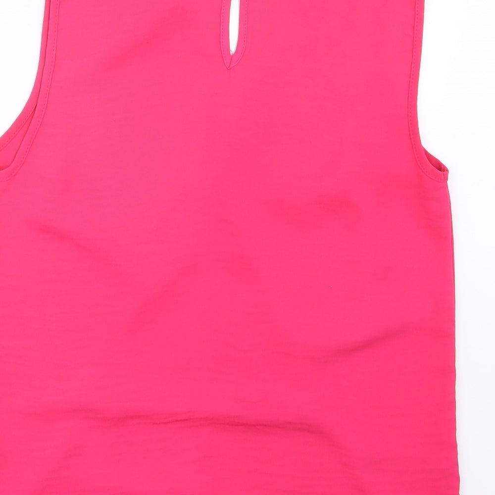 F&F Womens Pink Basic Blouse Size 8