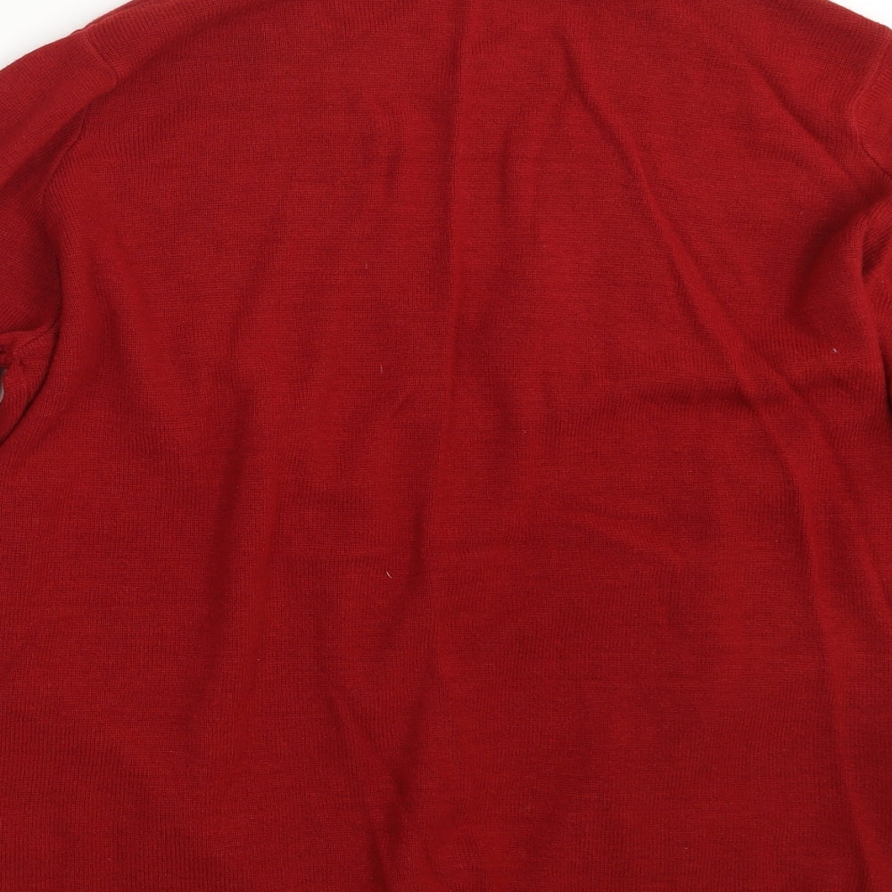 Womens UK Size M BM Brown Cardigan Jumper