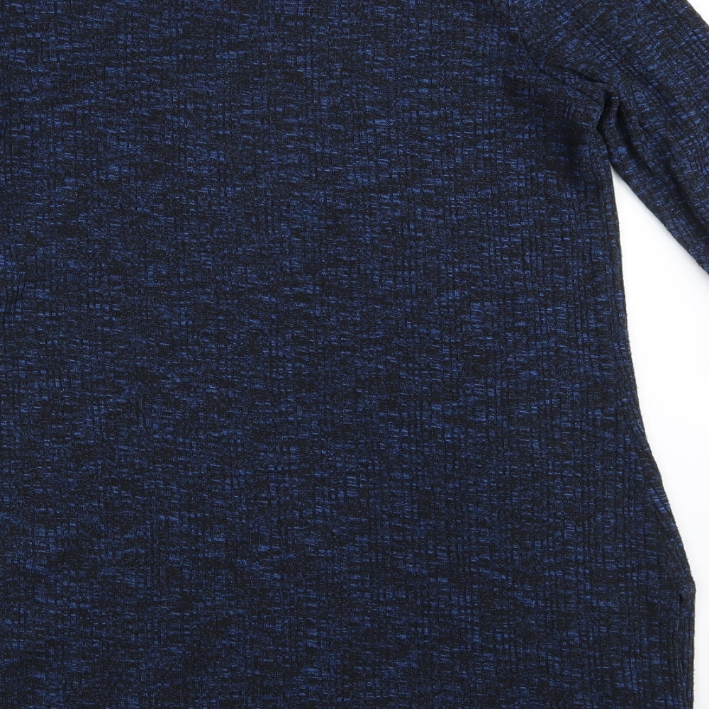 TU Womens Blue Pullover Sweatshirt Size 12