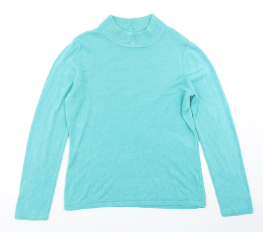 Additional front view of Bonmarché Colelction women’s blue knit jumper, size S