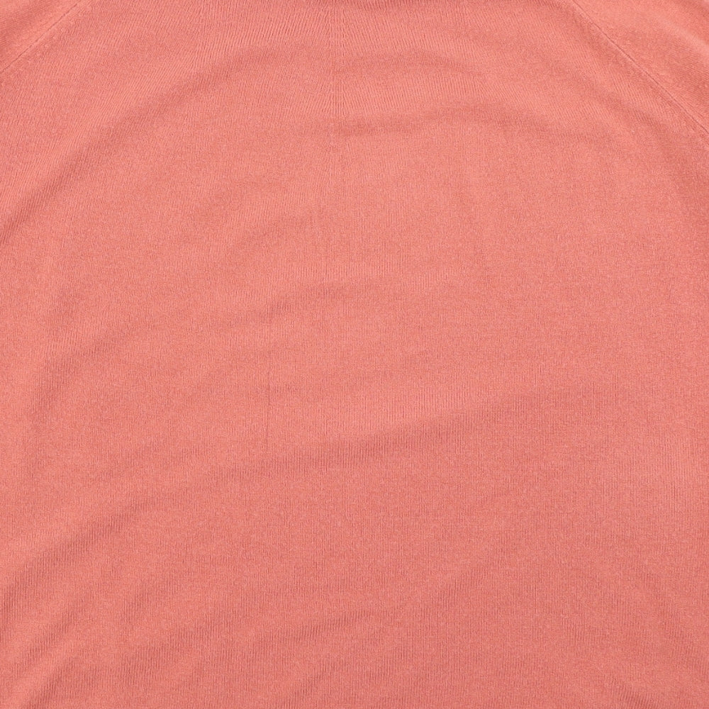 Womens UK Size M M&S Pink Pullover Jumper