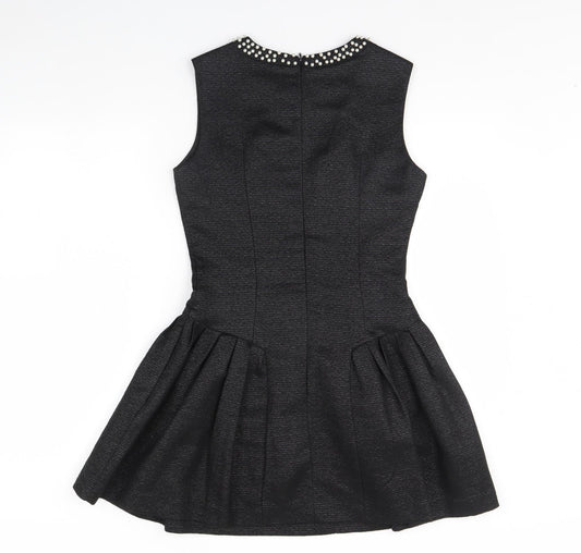 Back view of Forever 21 women’s black fit & flare, size S