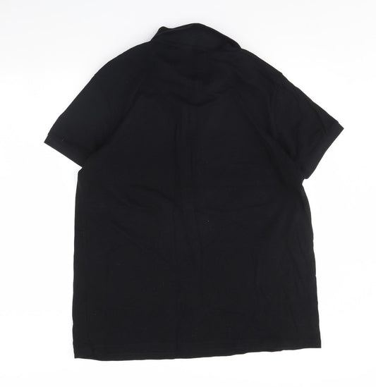 ASOS Mens Black Polo Size 2XL