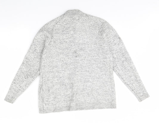 Womens UK Size L New Look Grey Pullover Jumper
