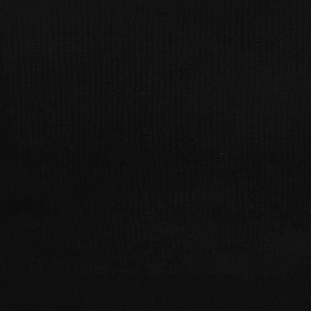 Nutmeg Womens Black  Knit Pullover Jumper Size 18