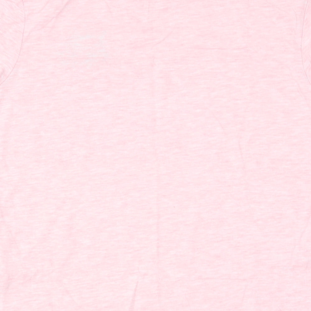 Disney Womens Pink Solid Top Pyjama Top Size 12